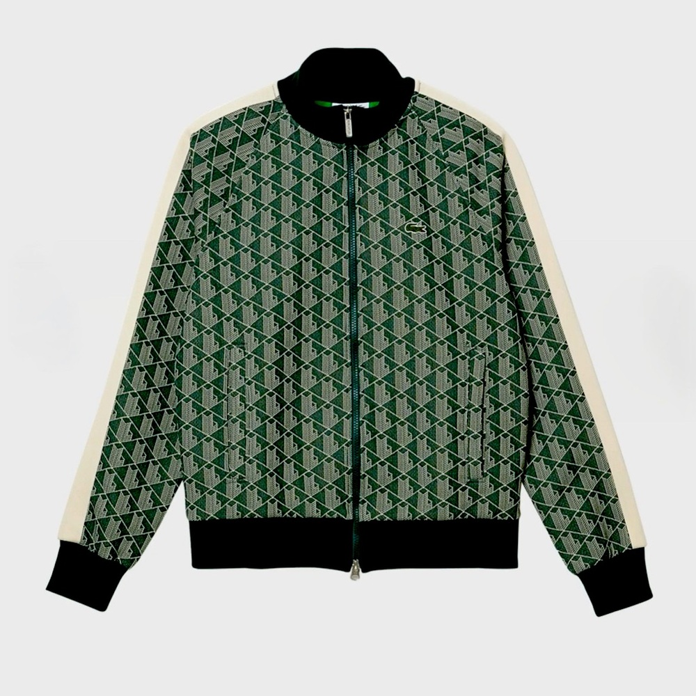 Lacoste sweatshirt with jacquard monogram motif
